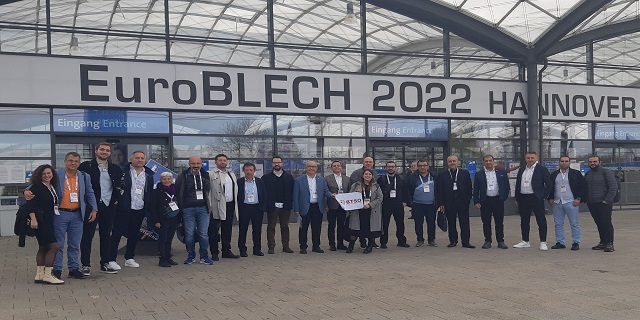 Metal İşleme Sektörü Temsilcileri EuroBLECH Fuarını Ziyaret Etti
