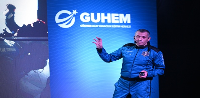 Trkiyenin 3. Astronotu Gkhan Erdem Uzay Deneyimini GUHEMde rencilerle Paylat